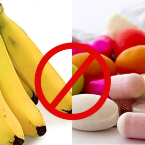 Never eat bananas when you take this medication. Many people probably do not know this