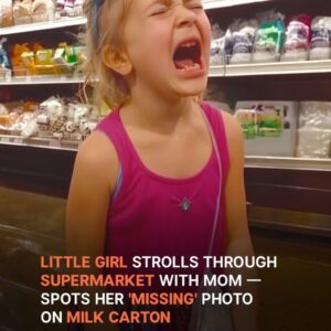 Girl Strolls Through Supermarket with Mom, Spots Her ‘Missing’ Photo on Milk Carton – Story of the Day