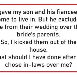 Dad kicks son out of the house after he was excluded from the young man’s wedding